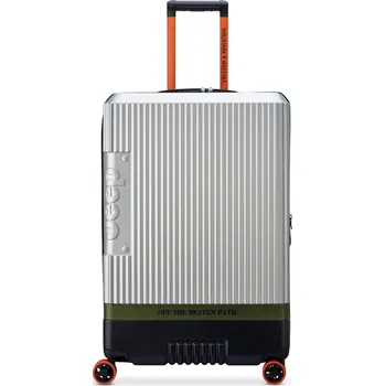Cestovní kufr Delsey X JEEP JH001A 76 cm EXP 274682111 - stříbrný 114 l
