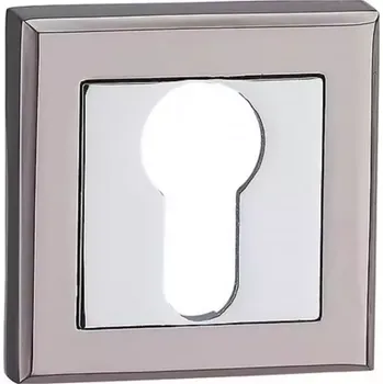 Dveřní kování Štít hranatý E8 PZ nikl/černý