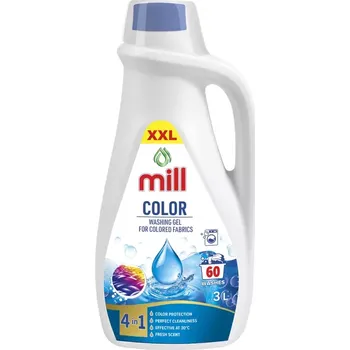 Prací gel Mill gel na praní color 3l