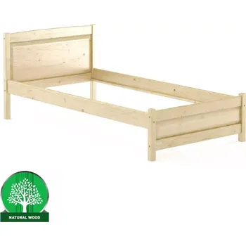 Ložnicová sestava Postel borovicová LK125–100x200 syrová