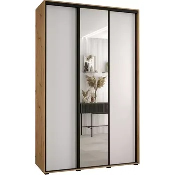 Předsíňová stěna Skříň 45 Canaris 3 170 artisan/bílá/černá