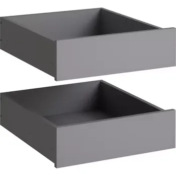 Ložnicová sestava Zásuvka Do Šatní Skřině Anglická Ultra 1DX 2 ks šedá