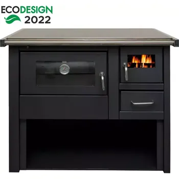 Sporák na tuhá paliva Sporak Termo 8 Glass levý