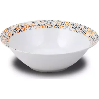 Talíř Porcelánová mísa na salát Maiolica orange 23cm