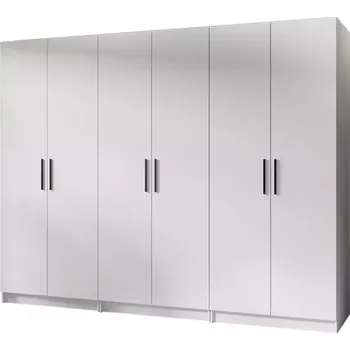 Ložnicová sestava Skříň 3x Gold 2D bílá/bílá