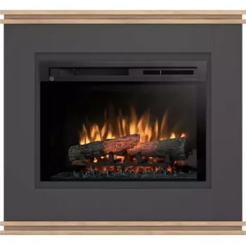 Elektrický krb Vena 26 černá/dub světlý