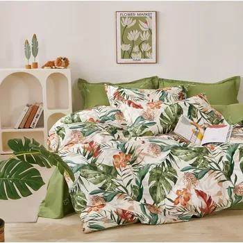 Povlečení Povlečení z bavlněného saténu ALBS-01338B 140x200 Lasher