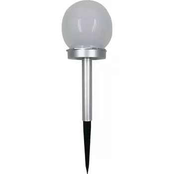 Solární svítidlo KULKA RGB 10CM SILVER EKO0613