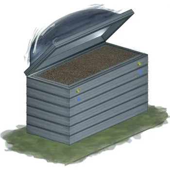 Vyvýšený záhon Záhon zahradní s pařeništěm KAROTEN výška 90 cm 80×180 cm