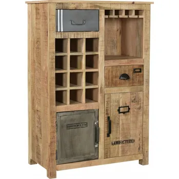 Stojan na víno Hosana Home Skříňka s vinotékou Nusa