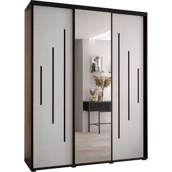 Předsíňová stěna Skříň 45 Canaris 13 190 černá/bílá/černá