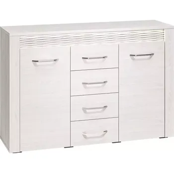 Komoda Komoda Clermont 138cm 07 Sněhová Borovice