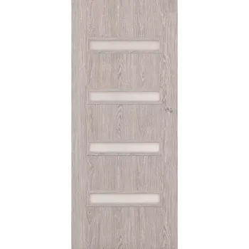 Interiérové dveře Posuvné dveře Verona 4*4 90L dub stříbrný