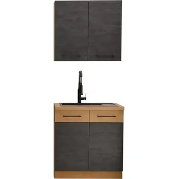 Kuchyňská linka Kuchyňská linka Vigo Dark 80cm bez pracovní desky