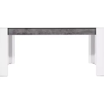 Jídelní set Stůl Brando B10 bílá/beton