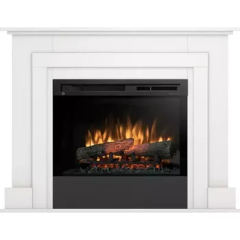 Elektrický krb Alva 26 bílý/černá