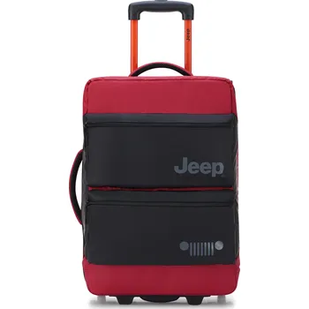 Cestovní taška Cestovní taška na kolečkách Delsey X JEEP JS006B 55 cm 274021004 - červená 37 l