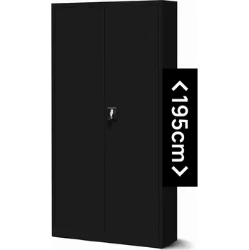 Kancelářská sestava Skříň Jan H kov černá