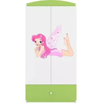 Ložnicová sestava Skříň Babydreams zelená - Víla 2