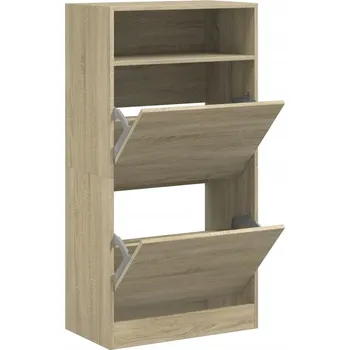 Botník Úzká botník dub sonoma 60 x 34 x 116 cm