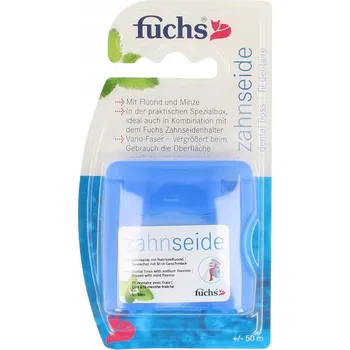 Zubní nit Fuchs Zubní nit mátová voskovaná 50 m