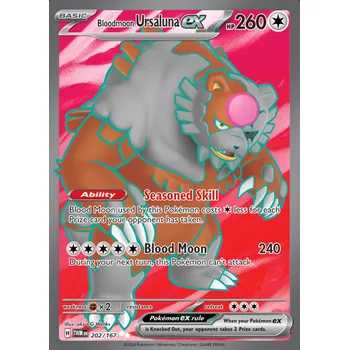 Volný čas Pokémon Bloodmoon Ursaluna ex 202/167 - Twilight Masquerade