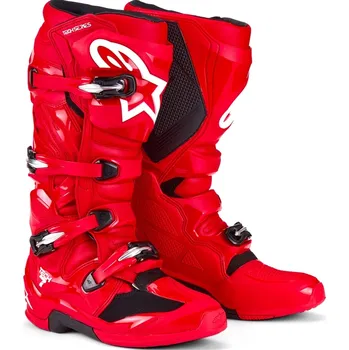 Moto obuv Boty na motorku Alpinestars Tech 7 červené 42