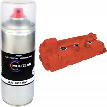 Barva ve spreji Lak ve ve spreji na víka ventilů motoru RAL 2002 MAT