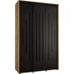 Skříň 45 Canaris 12 180 artisan/černá/černá