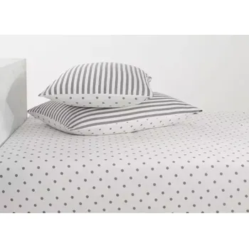 Prostěradlo Prostěradlo Bonnie Bavlna 115 GSM 200X220 seda