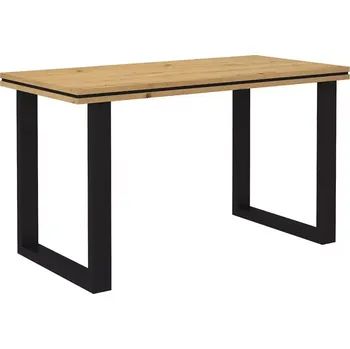 Kancelářská sestava Psací Stůl Malta Kovové Nohy dub artisan (prac. deska 56mm) typ 160