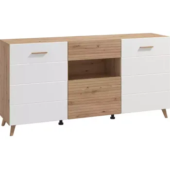 Kancelářská sestava Komoda Bretagna artisan/bílá 11012052