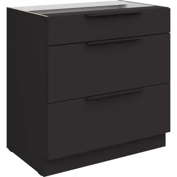 Kuchyňská skříňka Aria BL/BL Anti Fingerprint 80d 3s Bb