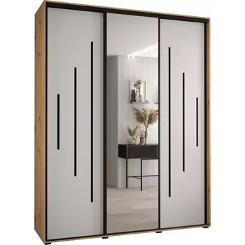 Předsíňová stěna Skříň 45 Canaris 13 190 artisan/bílá/černá