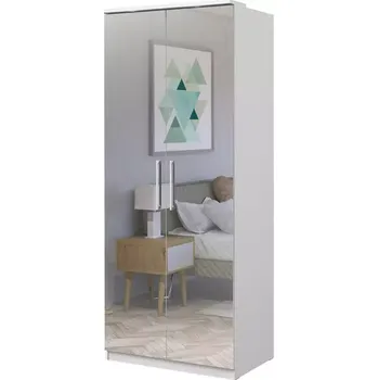 Ložnicová sestava Skříň Optima 2D zrcadlo 58 bílý