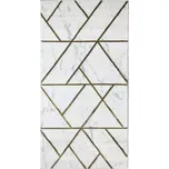 Koberec Frisee Diamond 1,33/1,9 A0052 bílá/zlatá