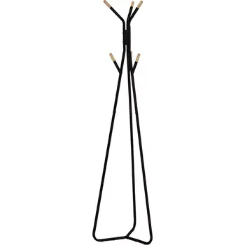 Stojací věšák GC6741 černá/přírodní