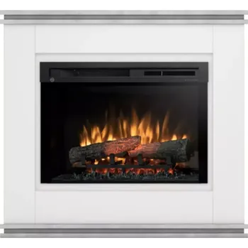 Elektrický krb Vena 26 bílá/beton