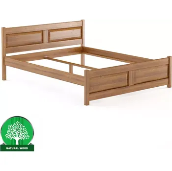 Ložnicová sestava Postel Buk Lk109–180x200 koňak