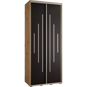 Předsíňová stěna Skříň 45 Canaris 12 110 artisan/černá/silver