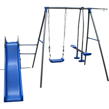 Dětské hřiště Kovová houpačka Tymek modrý