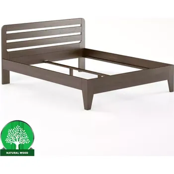 Ložnicová sestava Postel Buk Lk189–140x200 ořech