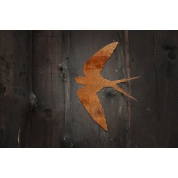 Zahradní dekorace Corgarden Zahradní dekorace VLAŠTOVKA V LETU 1050 30 x 22 cm Corten