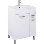 Skříňka s umyvadlem Uno 60 bílý