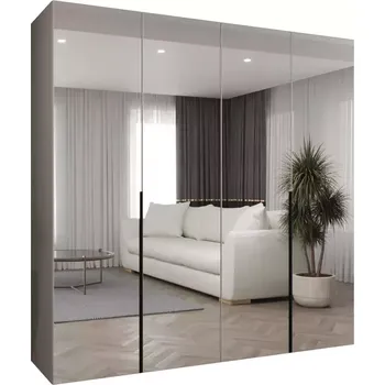 Předsíňová stěna Skříň Alicante III 200 kašmír/černá