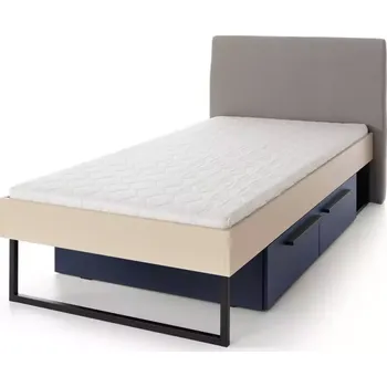 Ložnicová sestava Postel Sergio SE12 90 Béžová/Tmavě Modrá