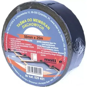 Izolační páska PÁSKA NA STŘEŠNÍ MEMBRÁN 50MM/25M MOTIVE