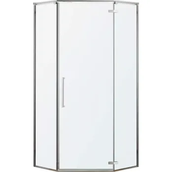 Sprchový kout pětiúhelník Lambda 90x90x195 chrom