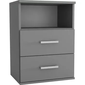 Ložnicová sestava Noční stolek Goda III 2S grafitová