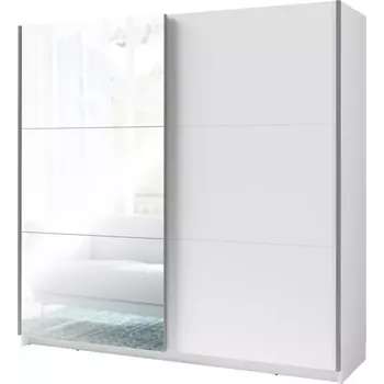 Předsíňová stěna Skříň Arsala III 11 se zrcadlem bílá